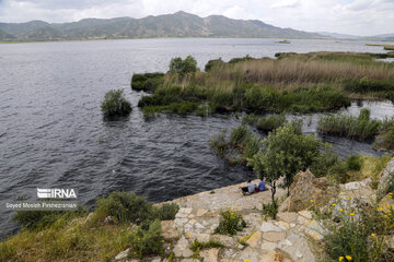 Aumenta el nivel de agua del lago Zaribar