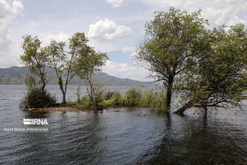 Aumenta el nivel de agua del lago Zaribar