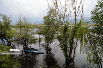 Aumenta el nivel de agua del lago Zaribar