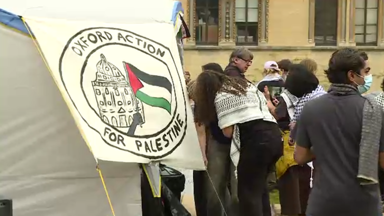 دانشجویان دانشگاه‌های اکسفورد و کمبریج به جنبش حامیان فلسطین پیوستند