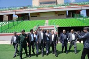 ورزشگاه ۱۵ هزار نفری خرم آباد در آستانه افتتاح با حضور رییس جمهور