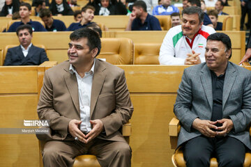 La cérémonie en l’honneur des champions sportifs à Téhéran