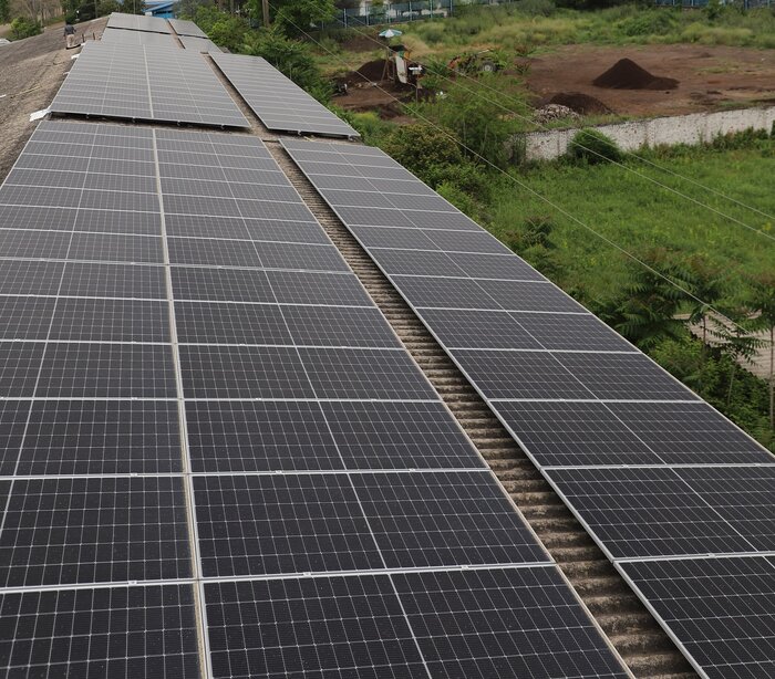 بزرگترین نیروگاه خورشیدی شمال کشور به بهرهبرداری رسید