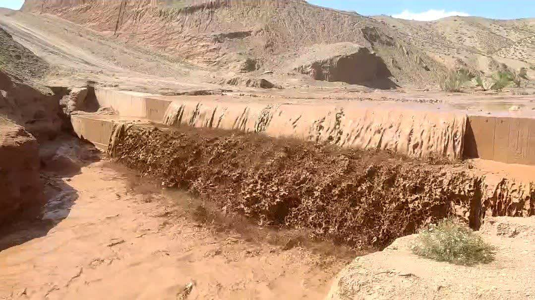 بخشهای آسیب دیده از سیلاب روستاهای پاکدشت بازسازی شد + فیلم