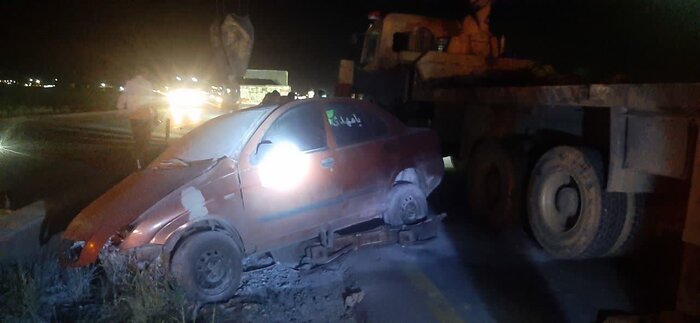 برخورد خودرو با پل بتنی در خرم آباد هفت مصدوم برجا گذاشت