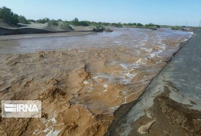 سیلاب «جلگه زوزن» شهرستان خواف را فرا گرفت+فیلم