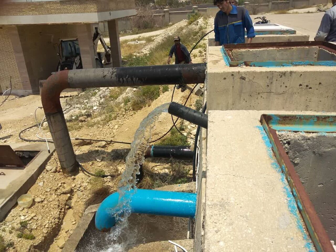 پایداری آب شرب در " بیدخون"  شهرستان عسلویه افزایش یافت