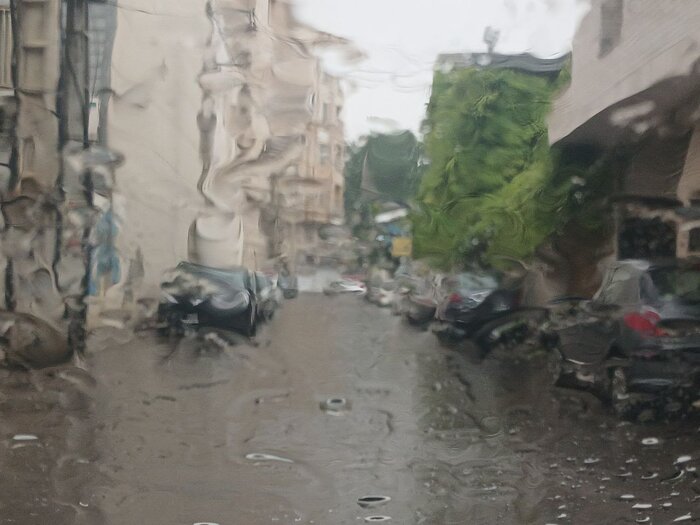 فیلم | بارندگی شدید و آبگرفتگی معابر در ساری
