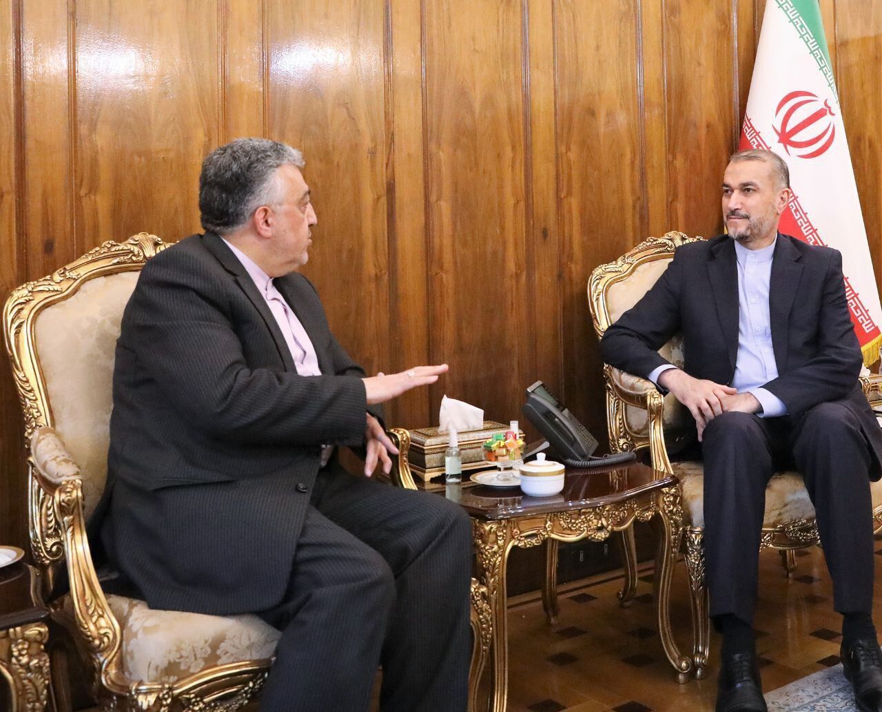 Iranian Ambassador to Belarus meets FM Amirabdollahian