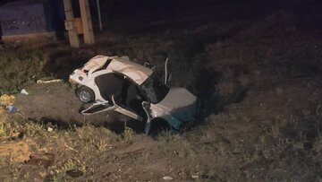 واژگونی خودرو در قزوین یک فوتی و پنج مصدوم برجای گذاشت