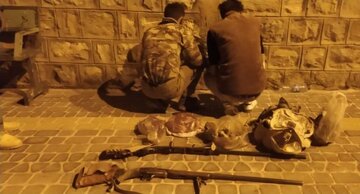 ۲ گروه از شکارچیان شرور در پارک ملی بمو شیراز دستگیر شدند 