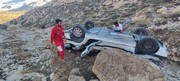سقوط خودرو پژو به دره در شهرستان کوهرنگ یک کشته و چهار مصدوم داشت