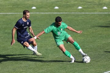 بازی دوستانه تیم جوانان با بزرگسالان پرسپولیس