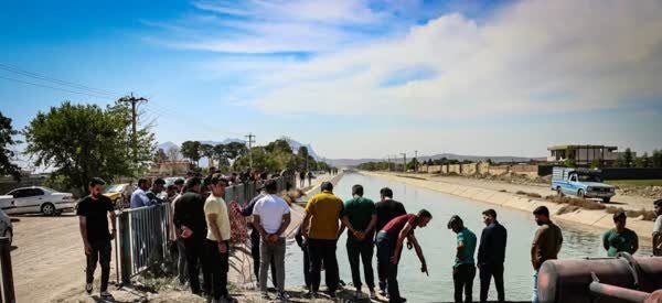 کشف جسد سرنشین پراید غرق شده در آب/لزوم حصارکشی کانال‌های اصفهان