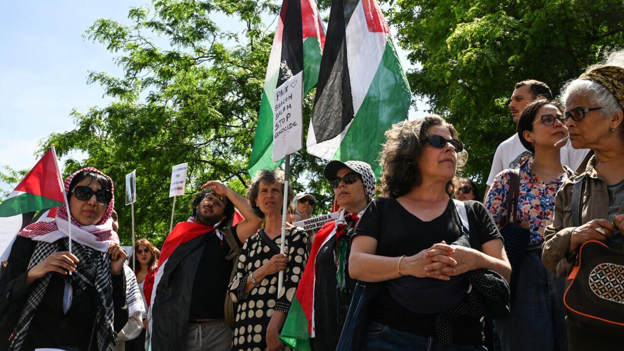 France - Palestine : les citoyens pro-Gaza rassemblés à Paris