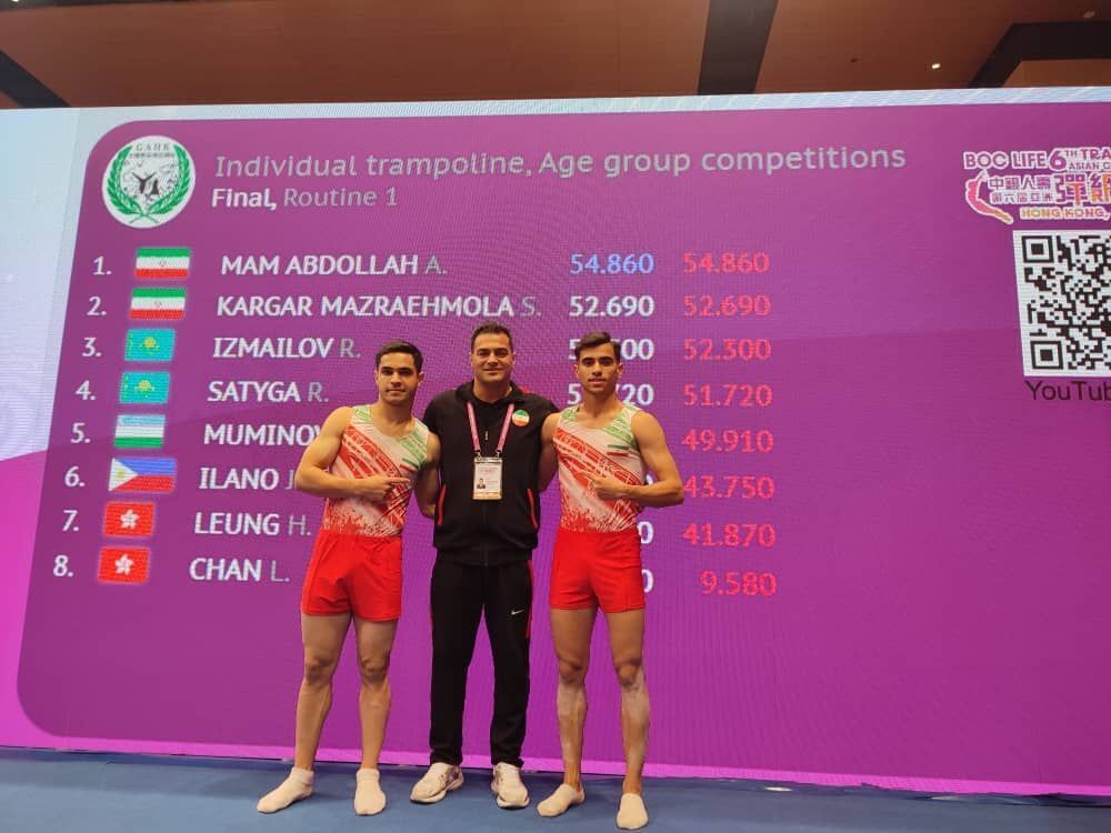 ايران تحصد ميداليتين في البطولة الآسيوية للجمباز