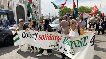 France : une manifestation à Blois contre l’offensive criminelle d’Israël à Rafah