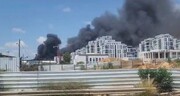 Se registra incendio en la base del ejército del régimen sionista en Tel Aviv
