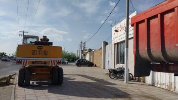 ممنوعیت توقف خودروهای سنگین حفار در معابر و پیاده‌روهای یزد