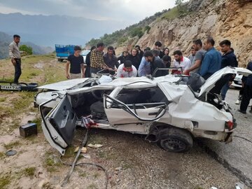 حادثه رانندگی در چهارمحال و بختیاری سه کشته داشت