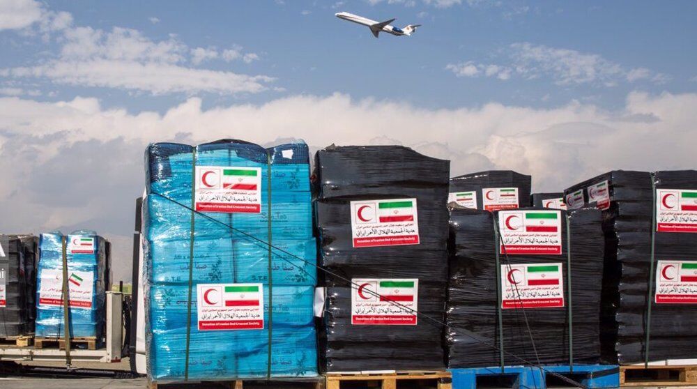 ایرانی امداد غزہ کے لوگوں تک پہنچ گئی
