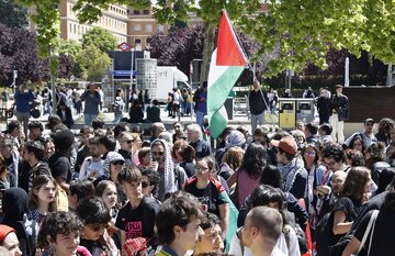 «غزه تاب بیاور، دانشگاه برمی‌خیزد»؛ گسترش جنبش‌های دانشجویی حامی فلسطین به ۲۰ شهر اسپانیا