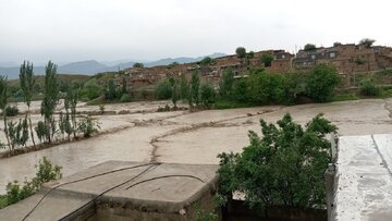 سیل به روستاهای شهرستان کلات خراسان رضوی آسیب رساند+ فیلم