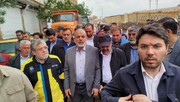 بازدید میدانی وزیر کشور از مناطق سیل‌زده مشهد