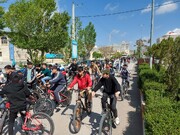 همایش دوچرخه سواری خلخال با استقبال گرم دانش آموزان همراه شد