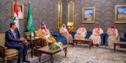 دیدار بشار اسد و بن سلمان در حاشیه اجلاس عرب