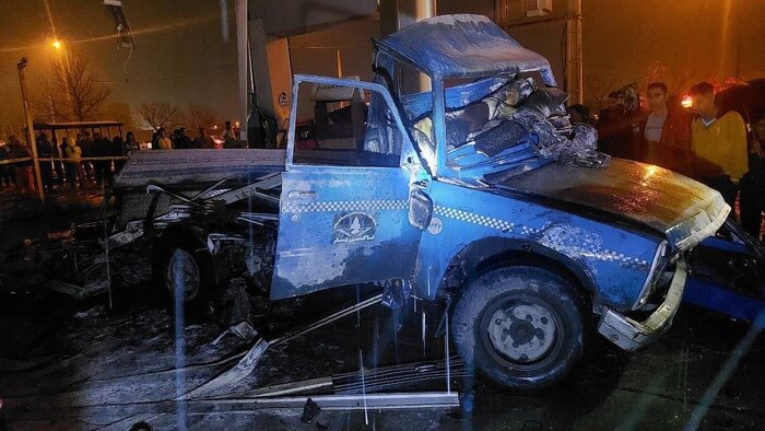 انفجار کپسول گاز خودرو در قزوین ۶ مصدوم و یک فوتی برجا گذاشت