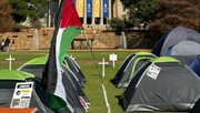 دانشجویان آفریقای جنوبی در حمایت از فلسطین تظاهرات کردند