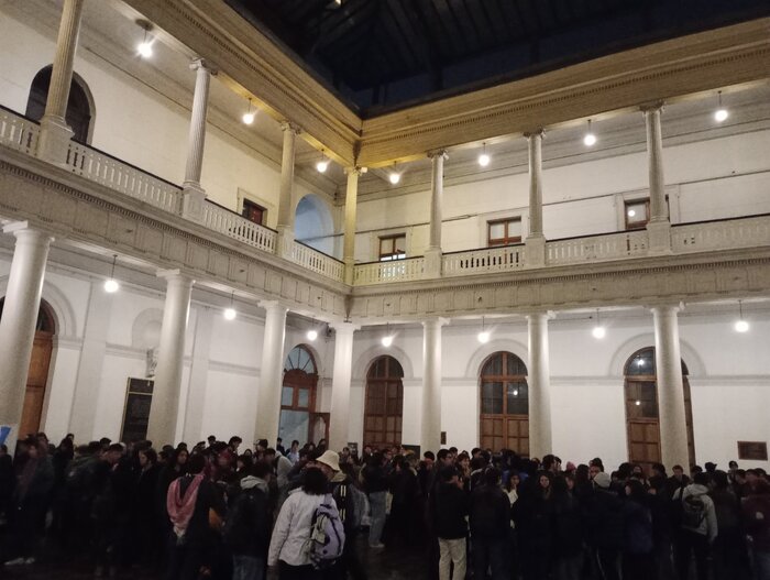 صف‌بندی دانشجویان شیلی، اکوادور و مکزیک علیه اسرائیل