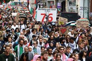 گسترش تظاهرات و حمایت مردمی از فلسطین در شهرهای اروپایی