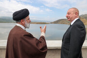 «رئیسی» و «علی اف» از سد قیز قلعه‌سی بازدید کردند