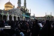 ایران کے مقدس مقامات پر عوام کے وسیع اجتماعات، صدر مملکت کی صحت و سلامتی کے لئے دعائيں اور توسل