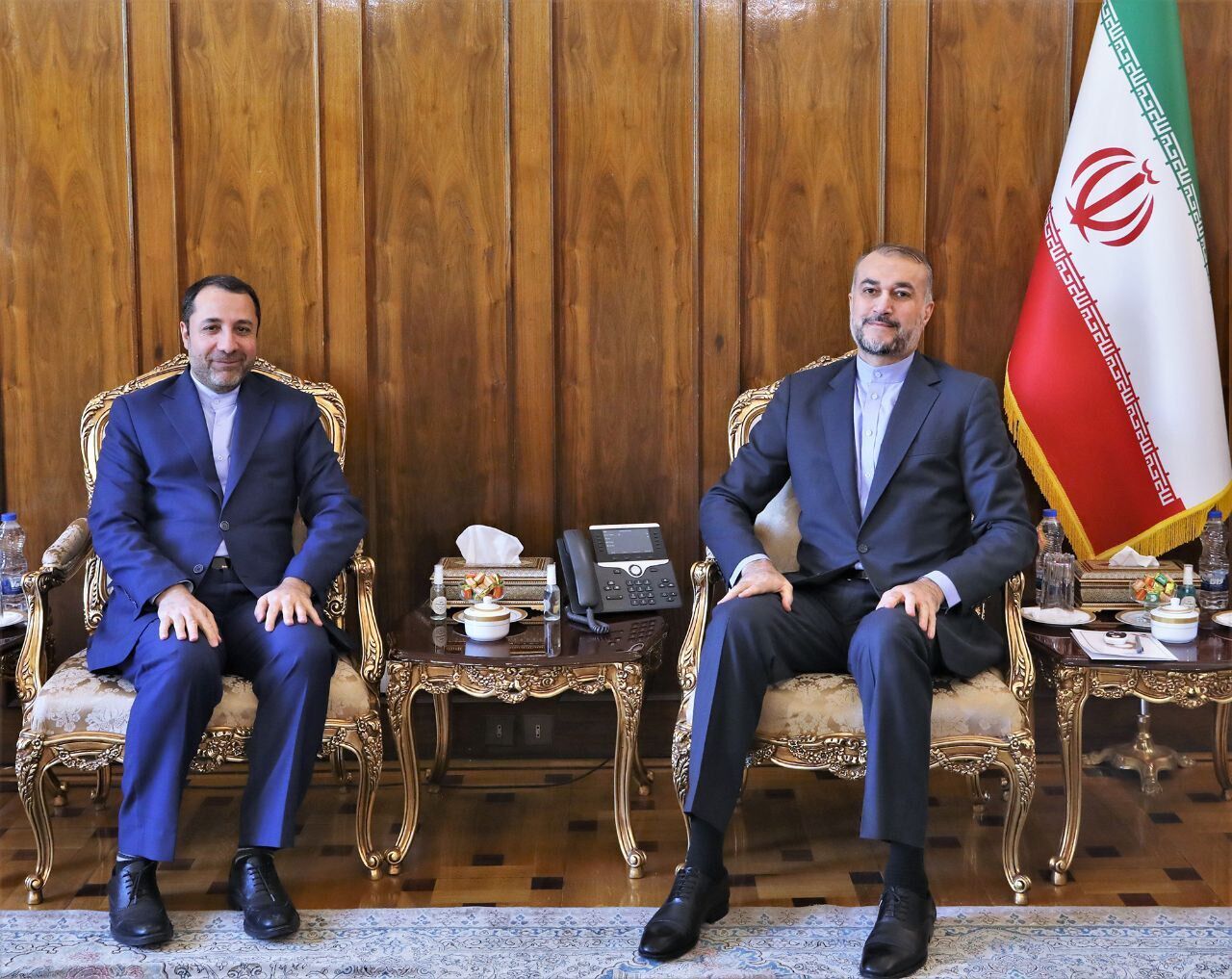 Iran’s Ambassador to Qatar meets FM Amirabdollahian