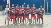 پیروزی پر گل تیم فوتبال ساحلی فولاد هرمزگان در برابر آداک نوشهر