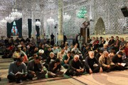 تجمع مردمی شهادت رئیس جمهور و هیئت همراه در امامزاده صالح برگزار شد