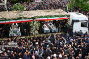 بالصور.. مراسم تشييع جثمان الرئيس الإيراني ومرافقيهما في مدينة تبريز