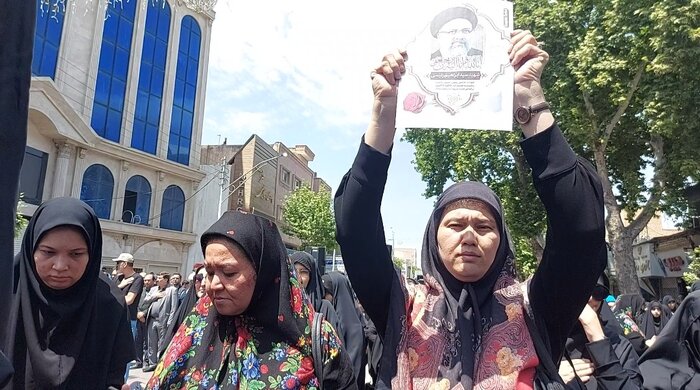فیلم| اشک بانوان ترکمن گلستان در عزای شهیدِ جمهور