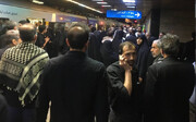 ازدحام جمعیت در متروی تهران برای حضور در مراسم تشییع شهید جمهور
