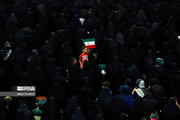 Dernier adieu aux martyrs serviteurs du peuple au Mosalla de l'Imam Khomeini de Téhéran