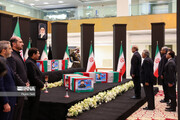 Foreign officials pay tribute to martyr Pres. Raisi, entourage in Tehran