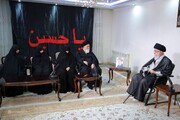 Supreme Leader meets martyred president’s family members