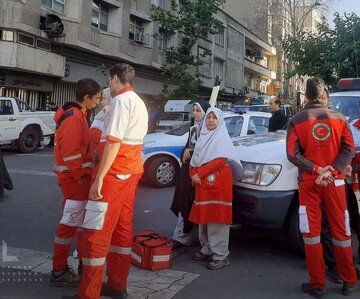 ارائه خدمات هلال احمر به بیش از ۶ هزار نفر در تشییع شهدای خدمت