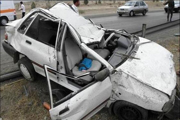 تصادف در جاده خمین - الیگودرز ۴کشته و ۴ مصدوم برجا گذاشت