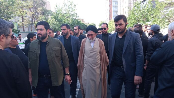 یاران رئیسی در مراسم تشییع «شهید جمهور» حاضر شدند