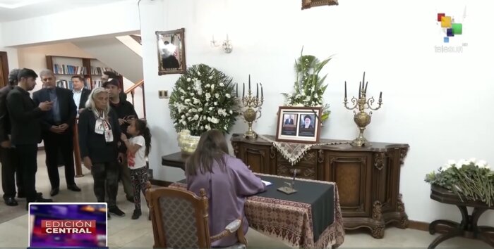 سفارت ایران در کاراکاس، میزبان آیین ادای احترام به شهدای خدمت