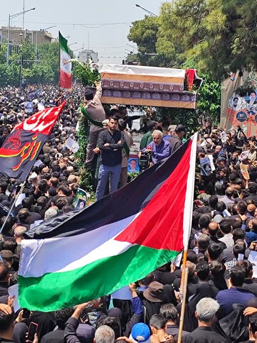 خداحافظی باشکوه ملت با شهید جمهور